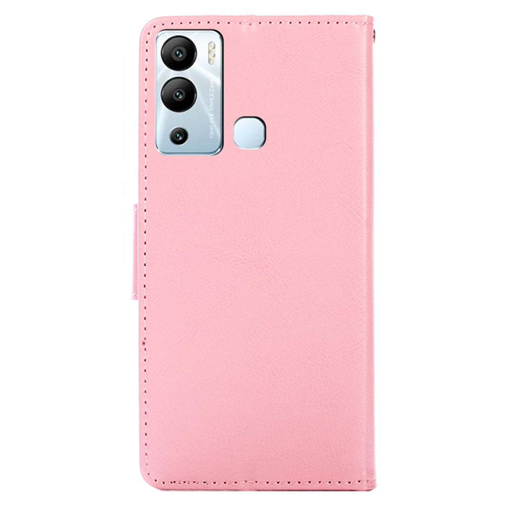 For Infinix Hot 12i 4G Phone Case Shockproof Leather Wallet Stand Mobile Cover