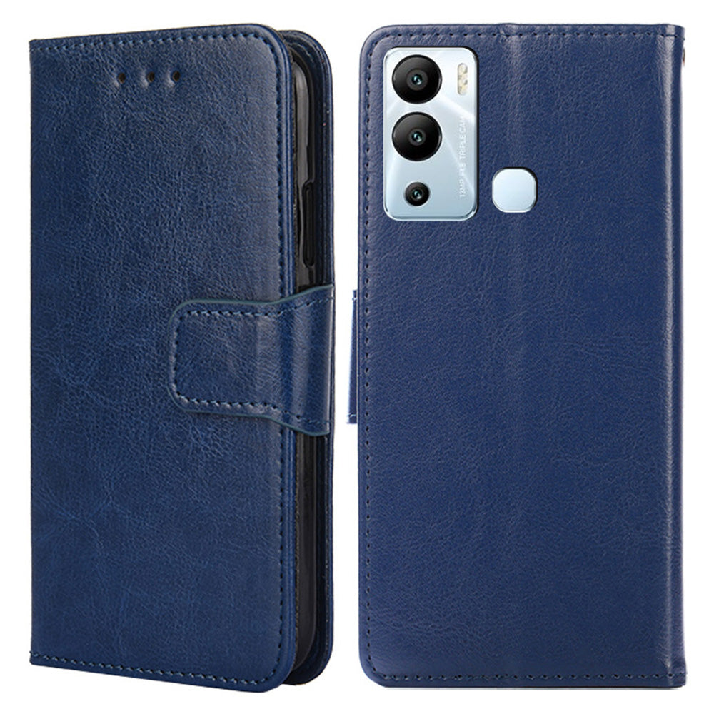 For Infinix Hot 12i 4G Phone Case Shockproof Leather Wallet Stand Mobile Cover