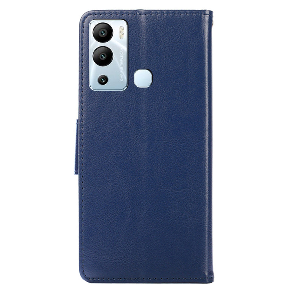 For Infinix Hot 12i 4G Phone Case Shockproof Leather Wallet Stand Mobile Cover