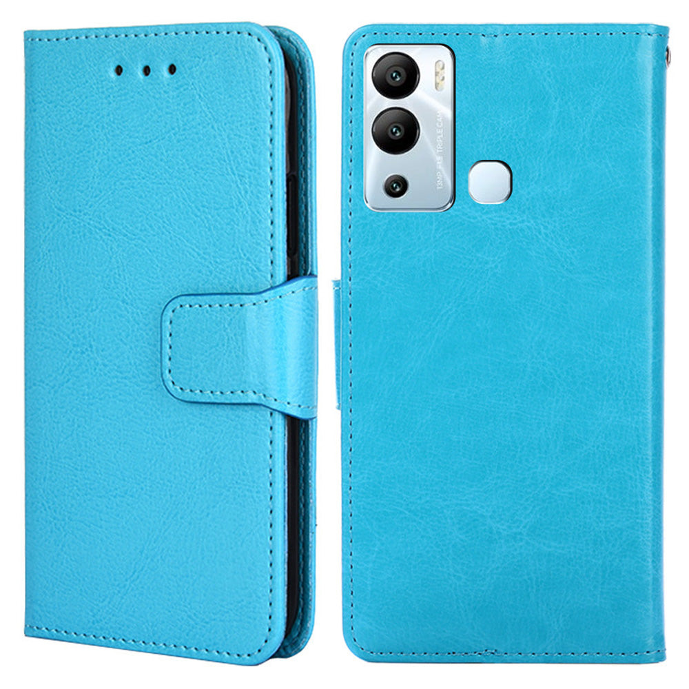 For Infinix Hot 12i 4G Phone Case Shockproof Leather Wallet Stand Mobile Cover