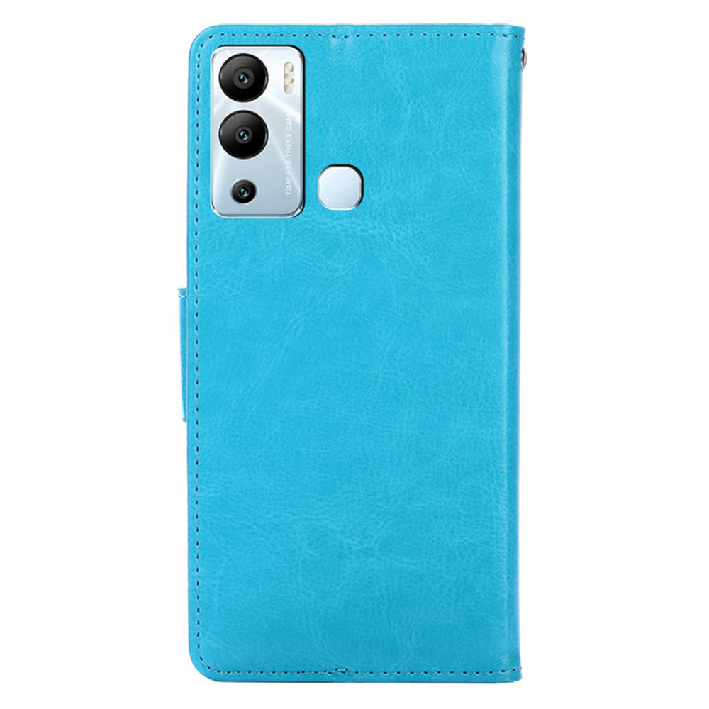 For Infinix Hot 12i 4G Phone Case Shockproof Leather Wallet Stand Mobile Cover