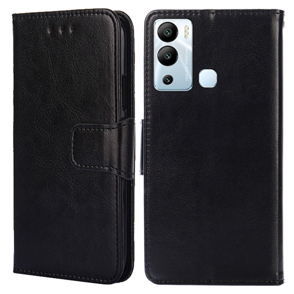 For Infinix Hot 12i 4G Phone Case Shockproof Leather Wallet Stand Mobile Cover