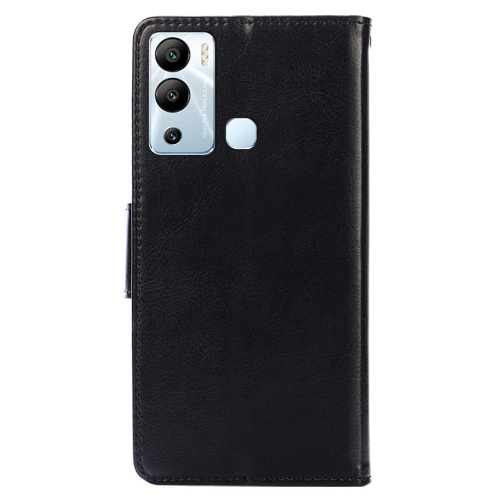 For Infinix Hot 12i 4G Phone Case Shockproof Leather Wallet Stand Mobile Cover