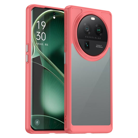 Cell Phone Cover for Oppo Find X6 Pro , Dustproof TPU+Acrylic Phone Case Protective Shell