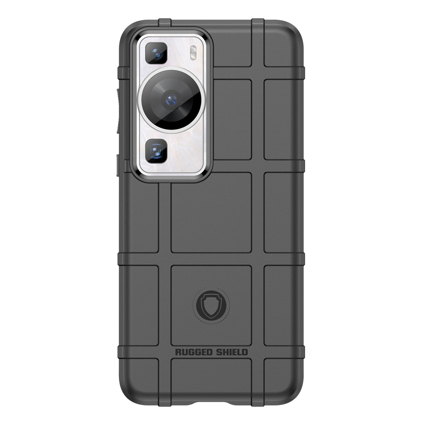 For Huawei P60 / P60 Pro Square Grid Texture Phone Case Scratch-resistant Cell Phone Cover