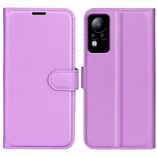 For Infinix Note 11 Wallet Function Litchi Texture Leather Shell Cover Phone Stand Case