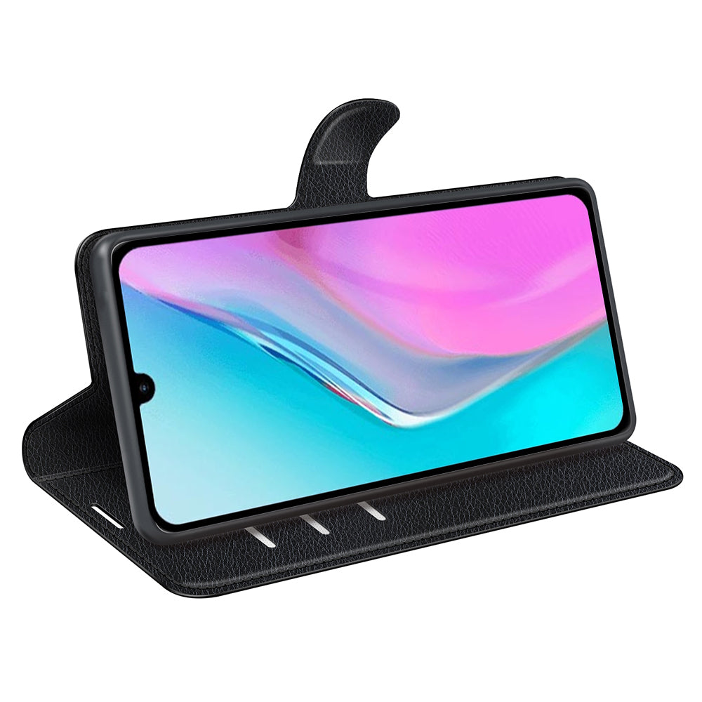 For Infinix Note 11 Wallet Function Litchi Texture Leather Shell Cover Phone Stand Case