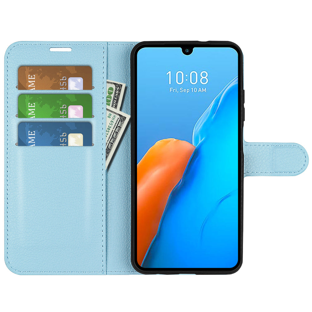 For Infinix Note 12 Pro 4G Anti-Fingerprint PU Leather Wallet Shell Flip Stand Litchi Texture Phone Case Cover