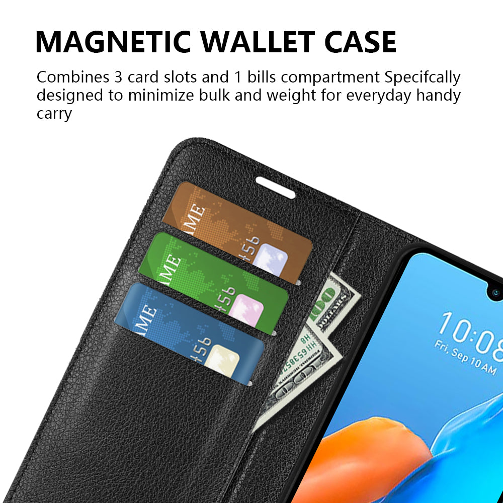 For Infinix Note 12 Pro 4G Anti-Fingerprint PU Leather Wallet Shell Flip Stand Litchi Texture Phone Case Cover
