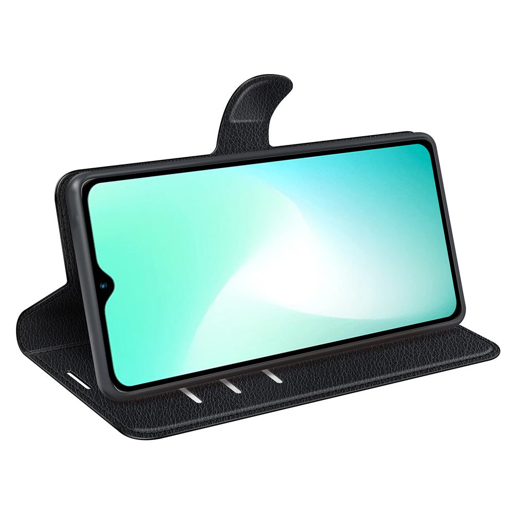 For Infinix Hot 11 Play Litchi Texture PU Leather Wallet Anti-drop Shell Flip Stand Phone Case