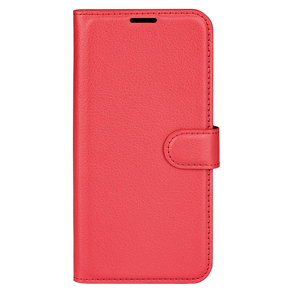 For Infinix Hot 20 4G Anti-drop Shell Flip Stand Phone Case Litchi Texture PU Leather Wallet