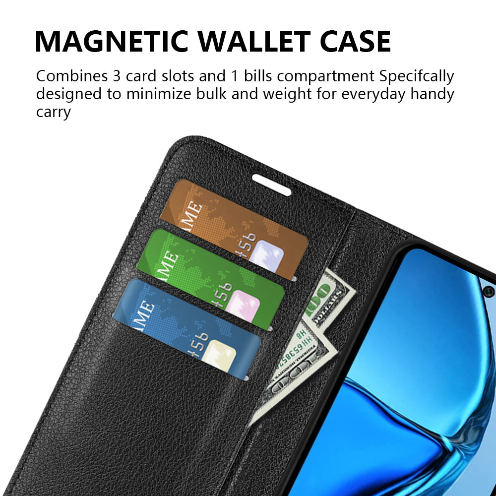 For Infinix Hot 20 4G Anti-drop Shell Flip Stand Phone Case Litchi Texture PU Leather Wallet