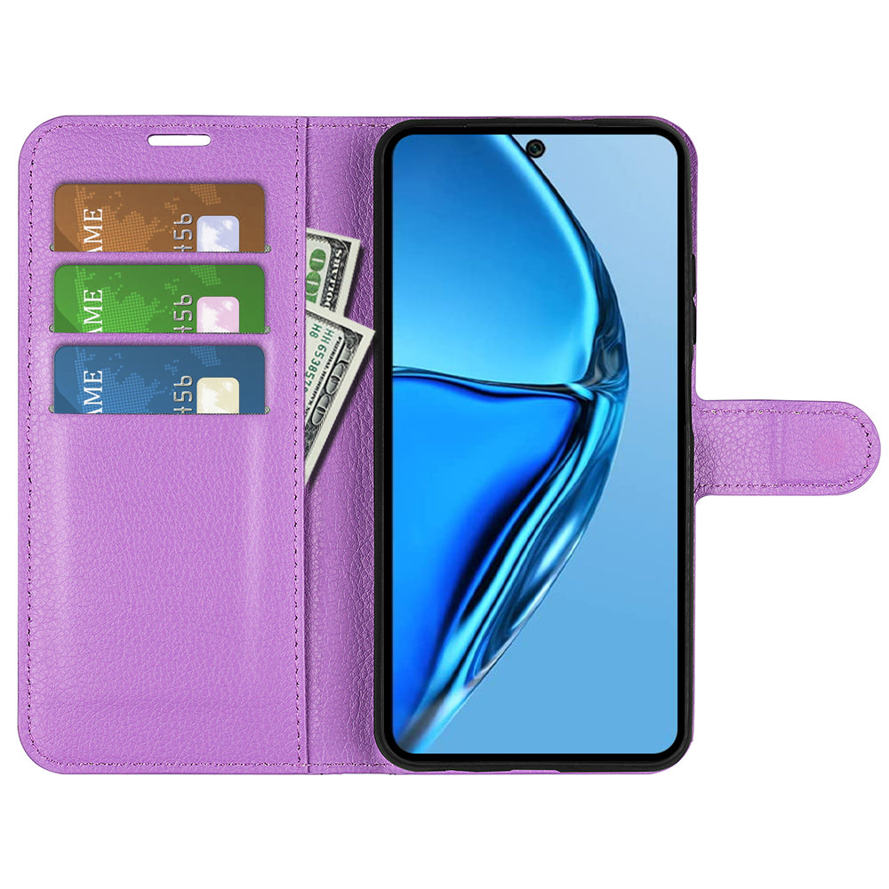 For Infinix Hot 20 4G Anti-drop Shell Flip Stand Phone Case Litchi Texture PU Leather Wallet