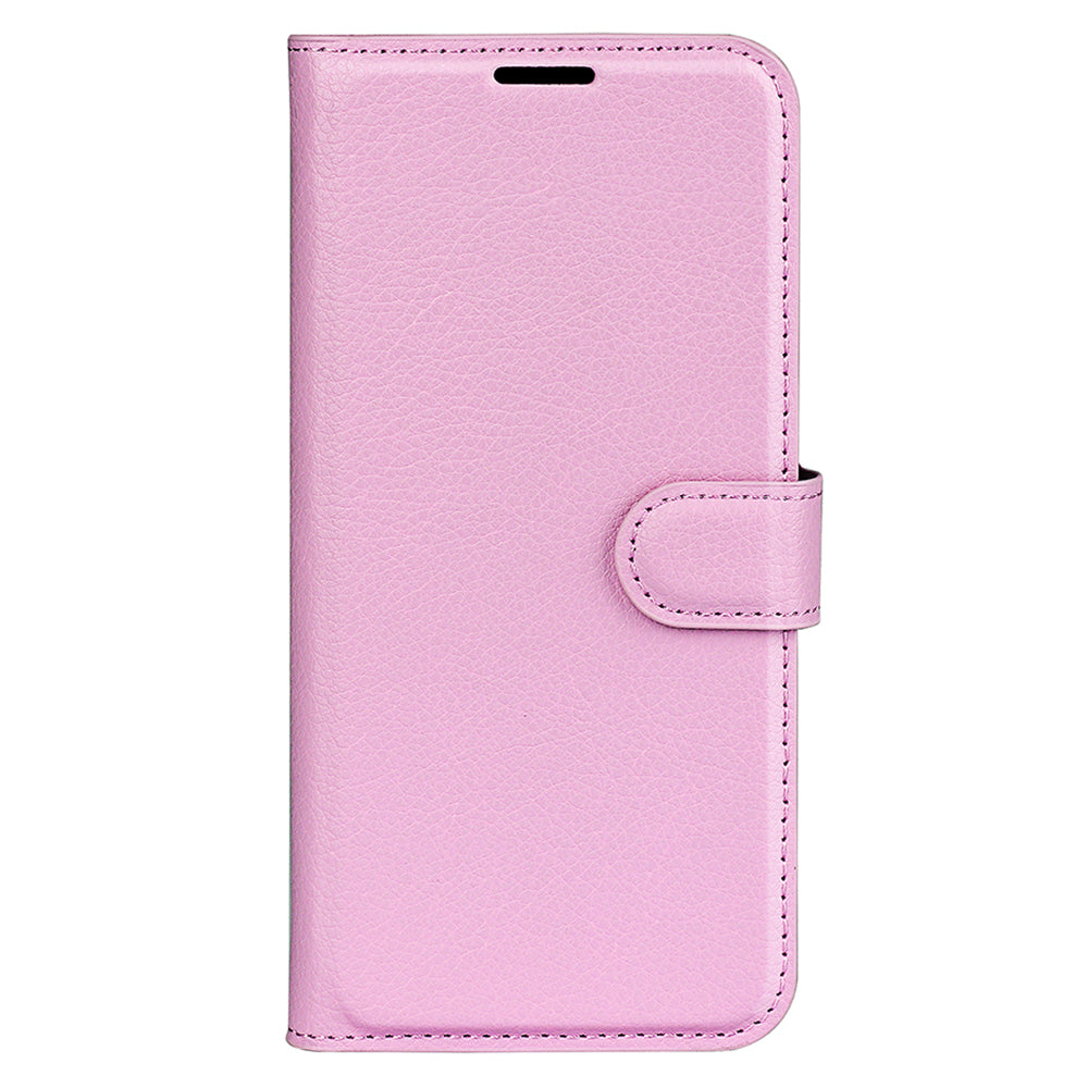 For Infinix Hot 12i 4G Flip Stand Phone Case Litchi Texture PU Leather Wallet Anti-Dust Phone Shell