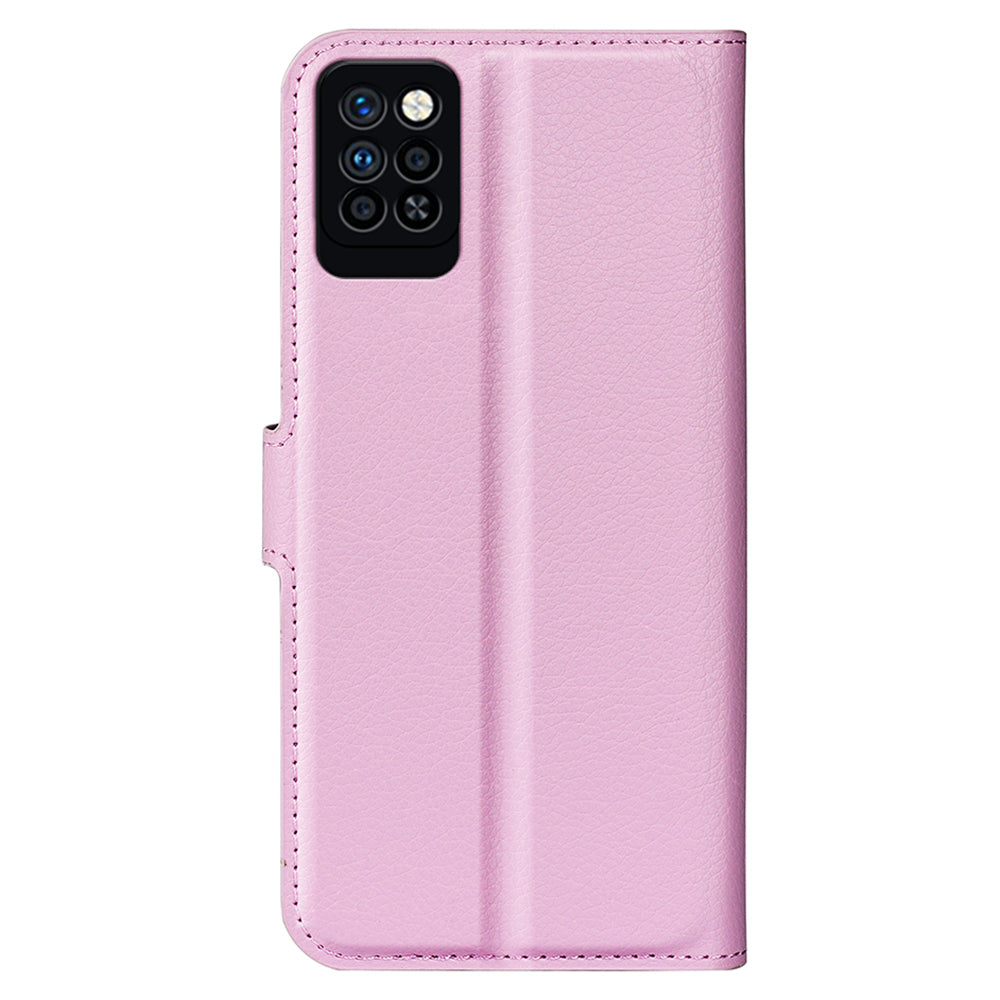 For Infinix Note 10 Pro Litchi Texture PU Leather Wallet Anti-drop Shell Flip Stand Phone Case