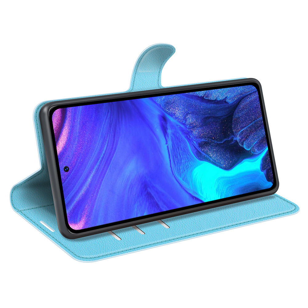 For Infinix Note 10 Pro Litchi Texture PU Leather Wallet Anti-drop Shell Flip Stand Phone Case