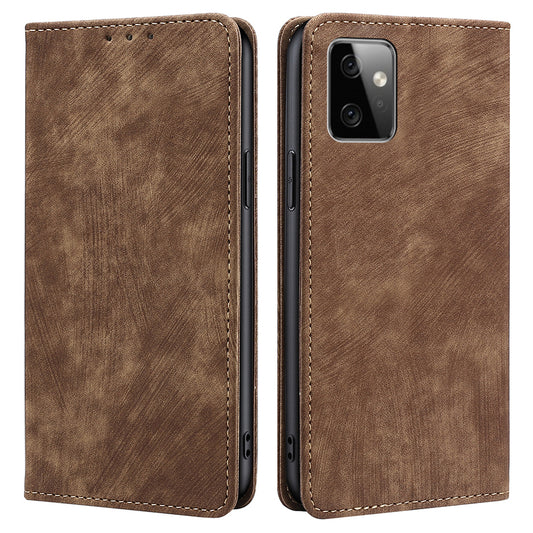 RFID Blocking Shell for Motorola Moto G Power 5G Stand Wallet Phone Case PU Leather Flip Cover