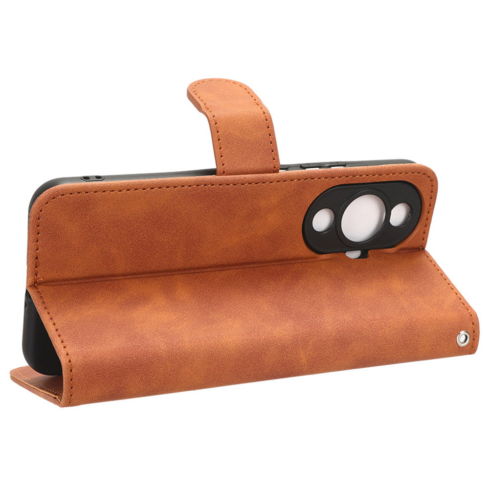 For Huawei nova 11 PU Leather Wallet Anti-drop Shell Skin-touch Flip Stand Phone Case