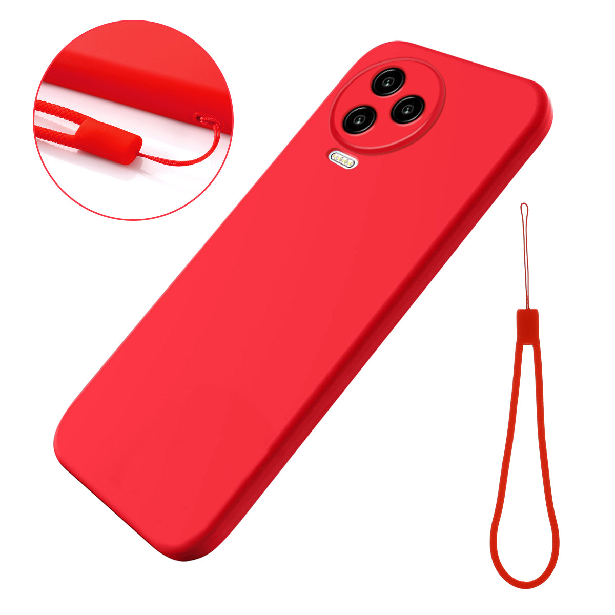 For Infinix Note 12 Pro 4G / Note 12 (2023) 4G Liquid Silicone Phone Case Anti-Dust Mobile Cover with Soft Lining
