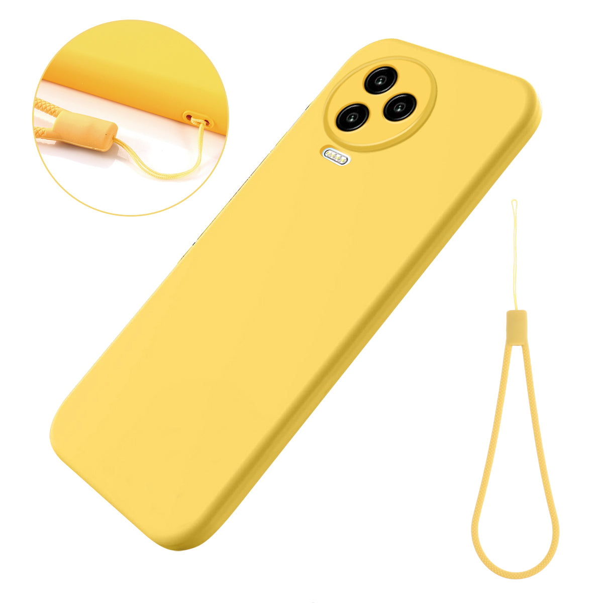 For Infinix Note 12 Pro 4G / Note 12 (2023) 4G Liquid Silicone Phone Case Anti-Dust Mobile Cover with Soft Lining