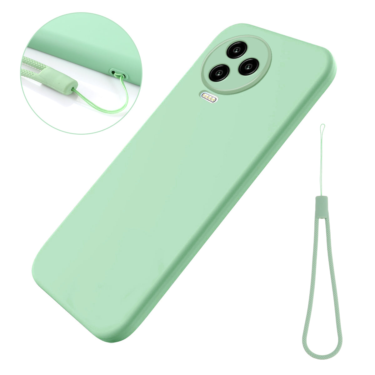 For Infinix Note 12 Pro 4G / Note 12 (2023) 4G Liquid Silicone Phone Case Anti-Dust Mobile Cover with Soft Lining