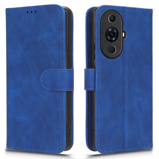 For Huawei nova 11 Pro / nova 11 Ultra Skin-touch PU Leather Phone Cover Wallet Stand Cell Phone Case