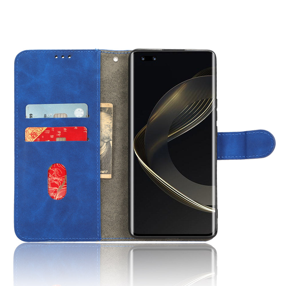 For Huawei nova 11 Pro / nova 11 Ultra Skin-touch PU Leather Phone Cover Wallet Stand Cell Phone Case