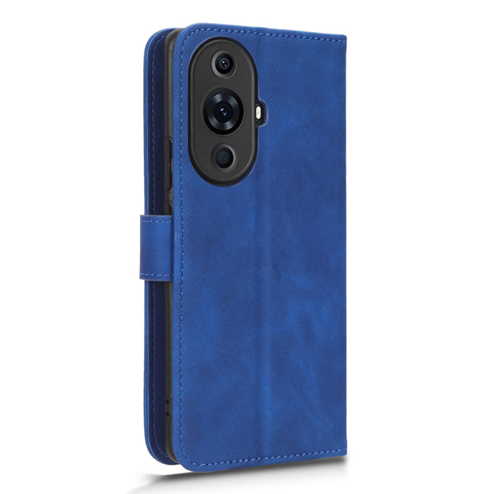 For Huawei nova 11 Pro / nova 11 Ultra Skin-touch PU Leather Phone Cover Wallet Stand Cell Phone Case