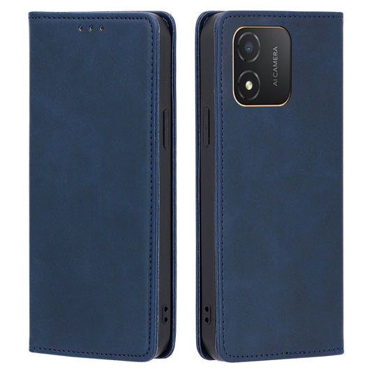 Wallet Stand Shell for Honor X5 4G PU Leather+TPU Phone Case Calf Texture Magnetic Closing Cover