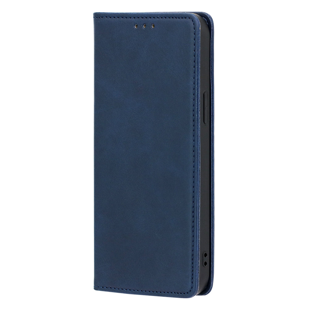 For Infinix Note 12 Pro 4G / Note 12 (2023) 4G PU Leather Wallet Stand Shell Calf Texture Magnetic Closing Phone Case