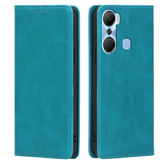 For Infinix Hot 12 Pro 4G Protective Flip Case PU Leather Calf Texture Stand Wallet Phone Cover