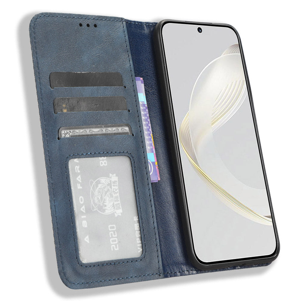 For Huawei nova 11 Pro / nova 11 Ultra TPU+PU Leather Cover Stand Wallet Retro Flip Phone Case