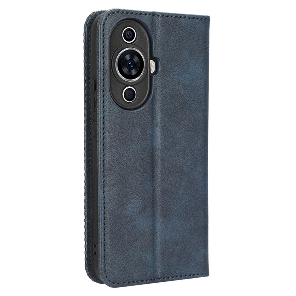 For Huawei nova 11 Pro / nova 11 Ultra TPU+PU Leather Cover Stand Wallet Retro Flip Phone Case