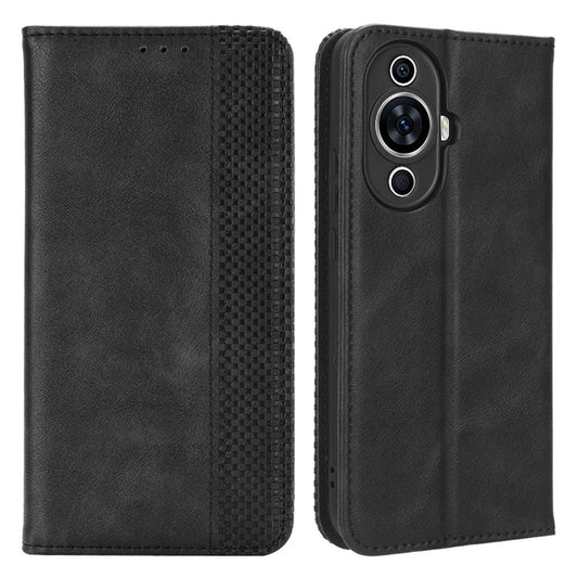 For Huawei nova 11 Pro / nova 11 Ultra TPU+PU Leather Cover Stand Wallet Retro Flip Phone Case