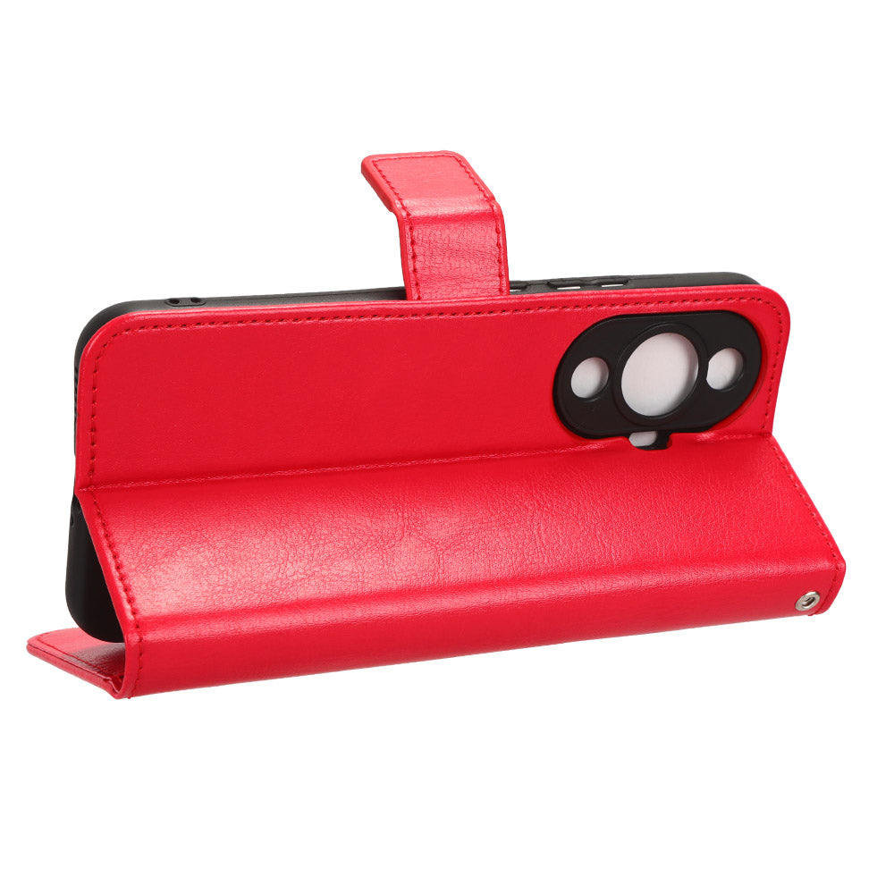 For Huawei nova 11 Pro / nova 11 Ultra Crazy Horse Texture Phone Case Stand Wallet PU Leather Flip Phone Cover