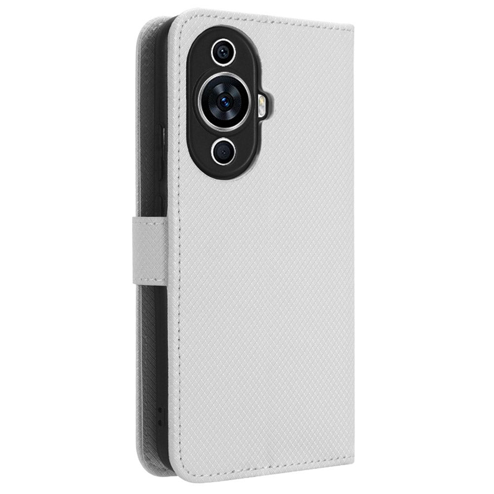 For Huawei nova 11 Pro / nova 11 Ultra Phone Case PU Leather Diamond Texture Stand Wallet Phone Cover