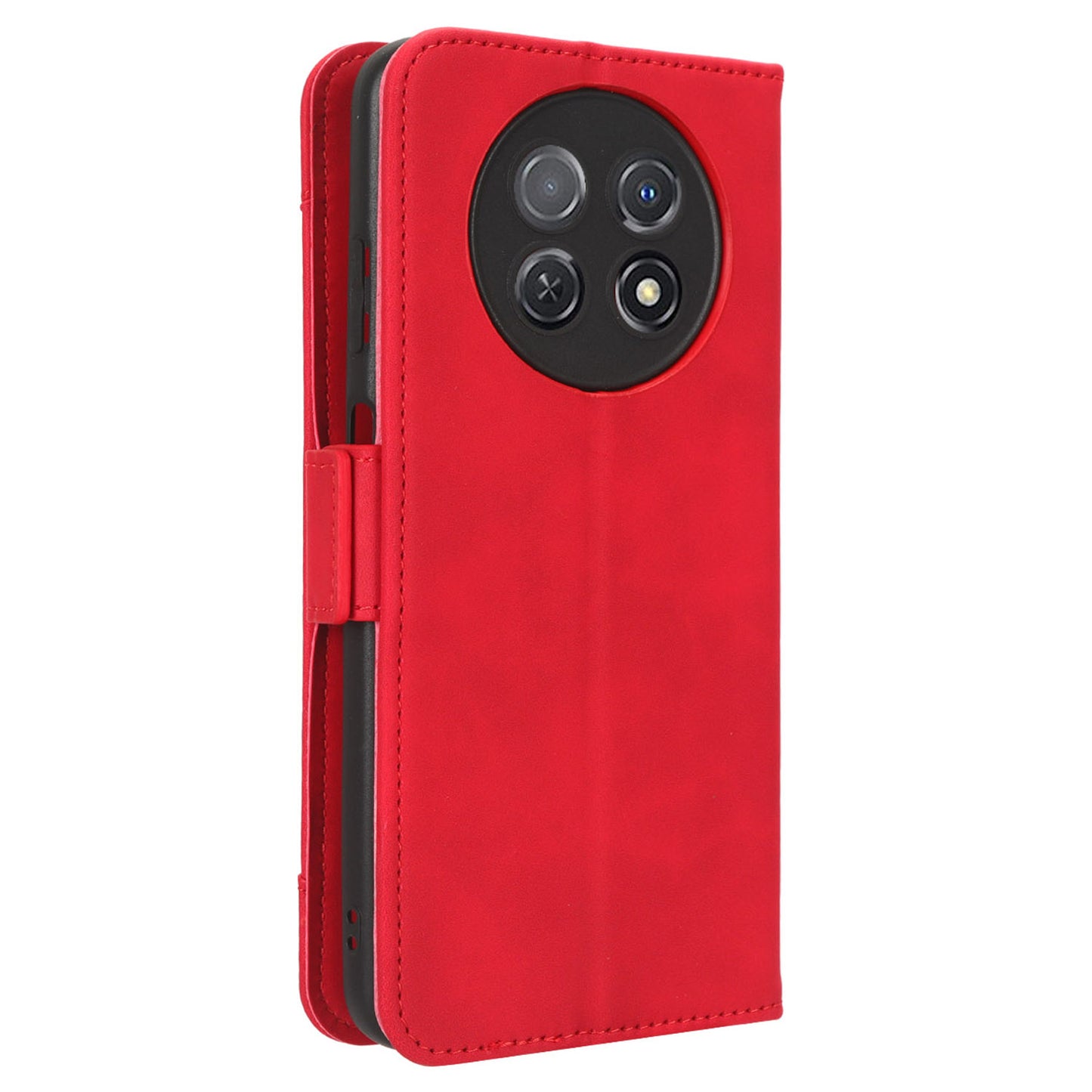For Huawei nova Y91 4G / Enjoy 60X Multiple Card Slots Phone Cover Wallet PU Leather Phone Stand Case