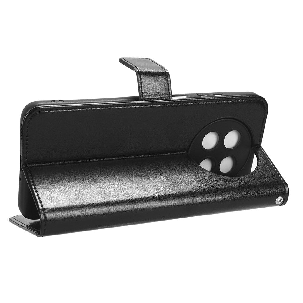 For Huawei nova Y91 4G / Enjoy 60X Crazy Horse Texture Flip Phone Case Stand Wallet PU Leather Phone Cover