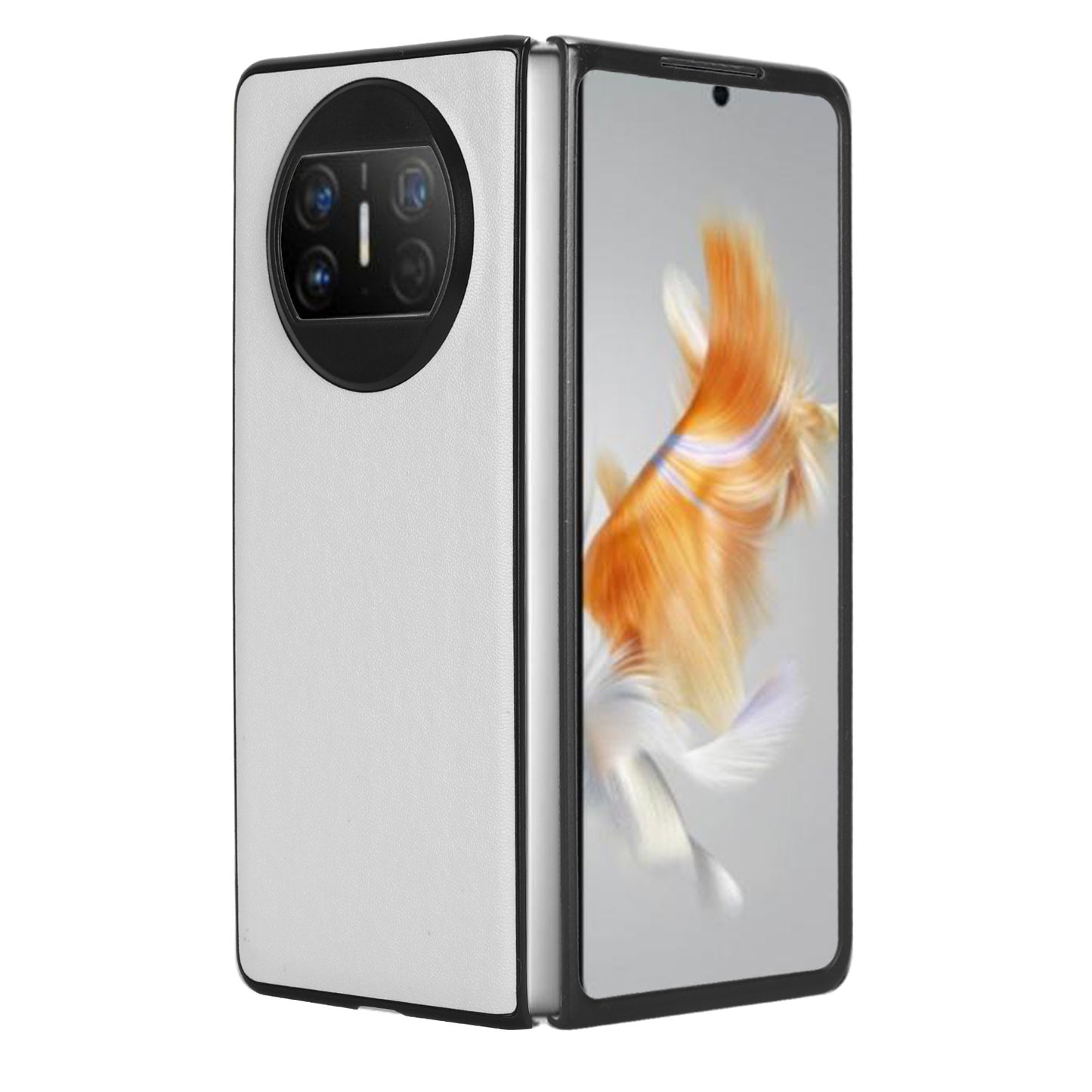 For Huawei Mate X3 5G PU Leather Coated PC Phone Case Drop-proof Smartphone Cover