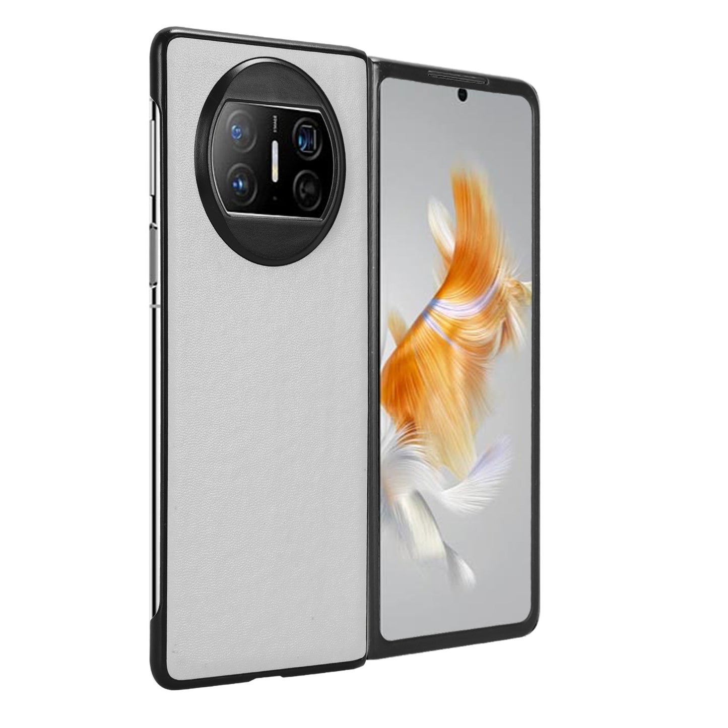 For Huawei Mate X3 5G PU Leather Coated PC Phone Case Drop-proof Smartphone Cover
