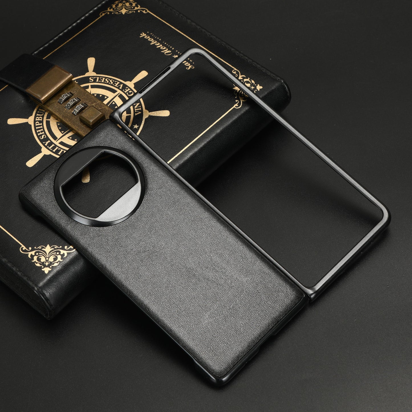 For Huawei Mate X3 5G PU Leather Coated PC Phone Case Drop-proof Smartphone Cover