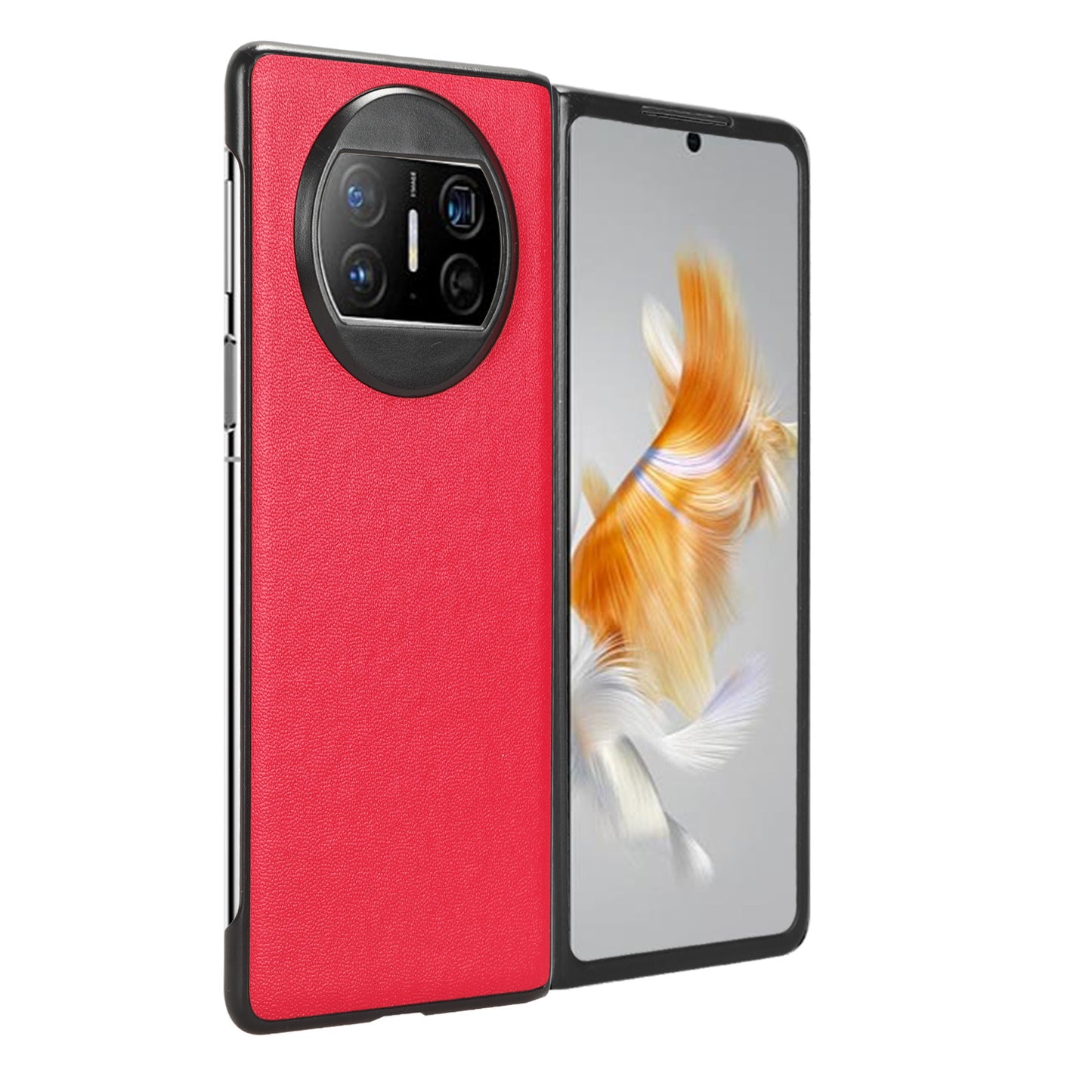 For Huawei Mate X3 5G PU Leather Coated PC Phone Case Drop-proof Smartphone Cover