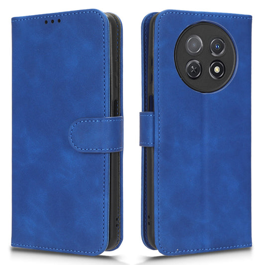 For Huawei Enjoy 60X PU Leather Flip Cover Skin-touch Stand Wallet Phone Case