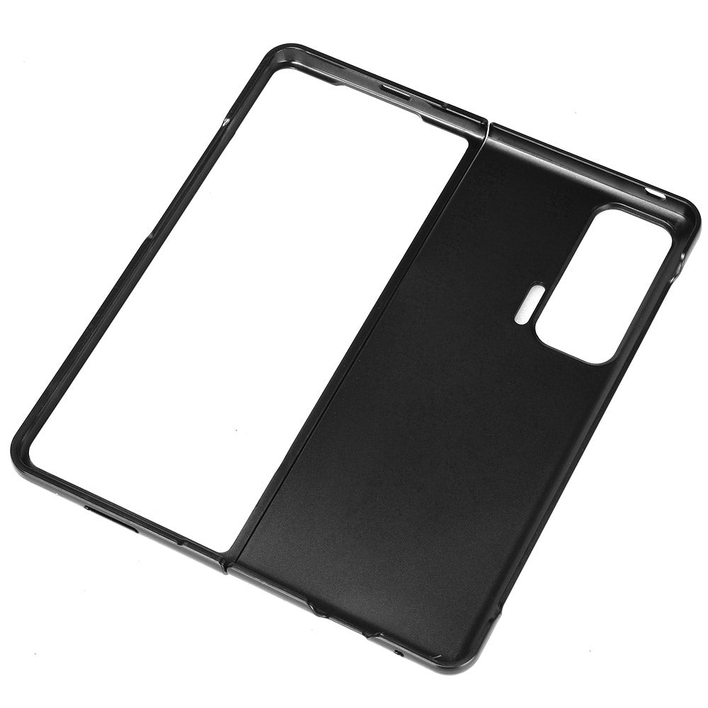 For Honor Magic V Wristband Phone Cover Leather Coating PC+TPU Case with Neck Strap