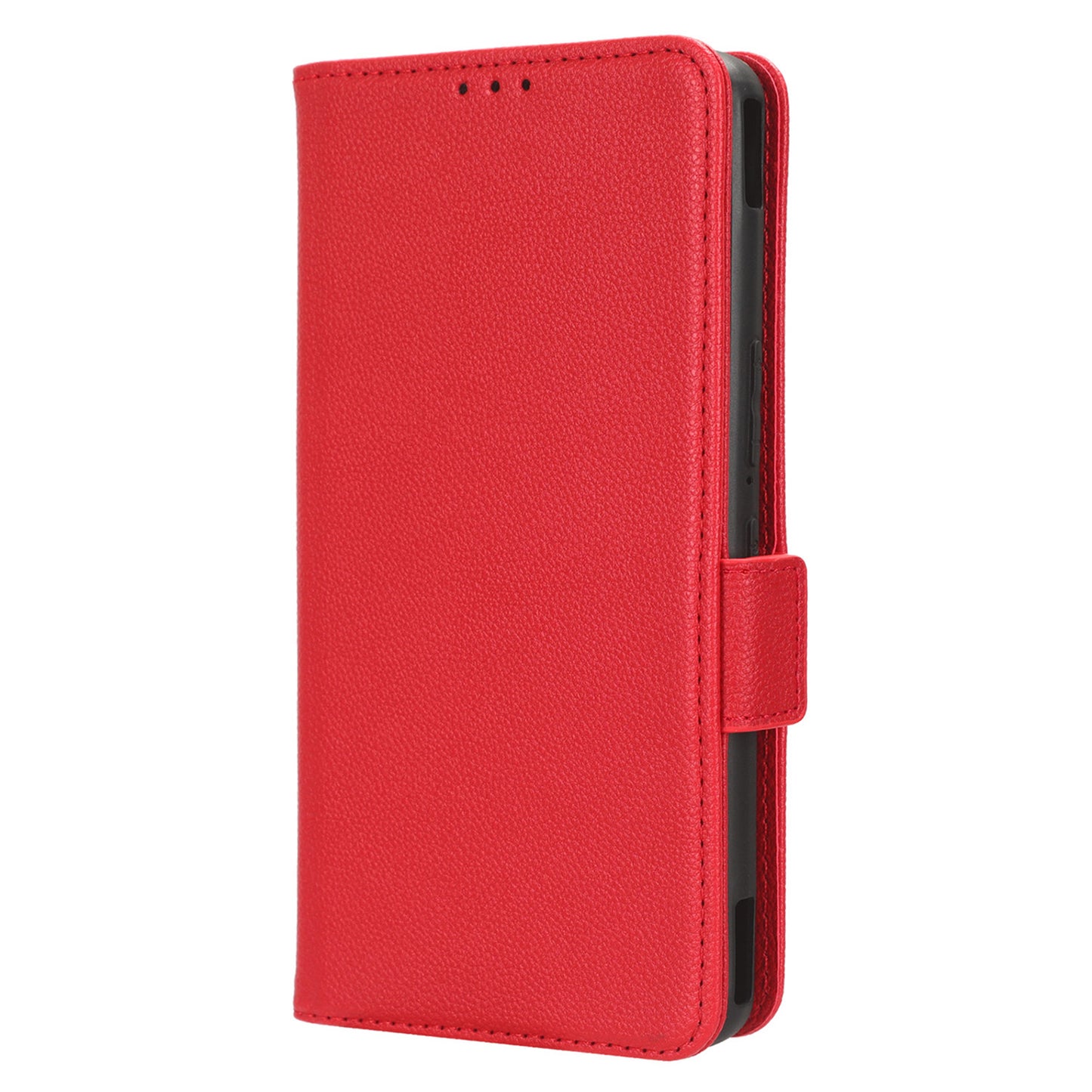 For Asus ROG Phone 7 5G Flip Stand Phone Shell PU Leather Wallet Anti-drop Case Litchi Texture Phone Cover