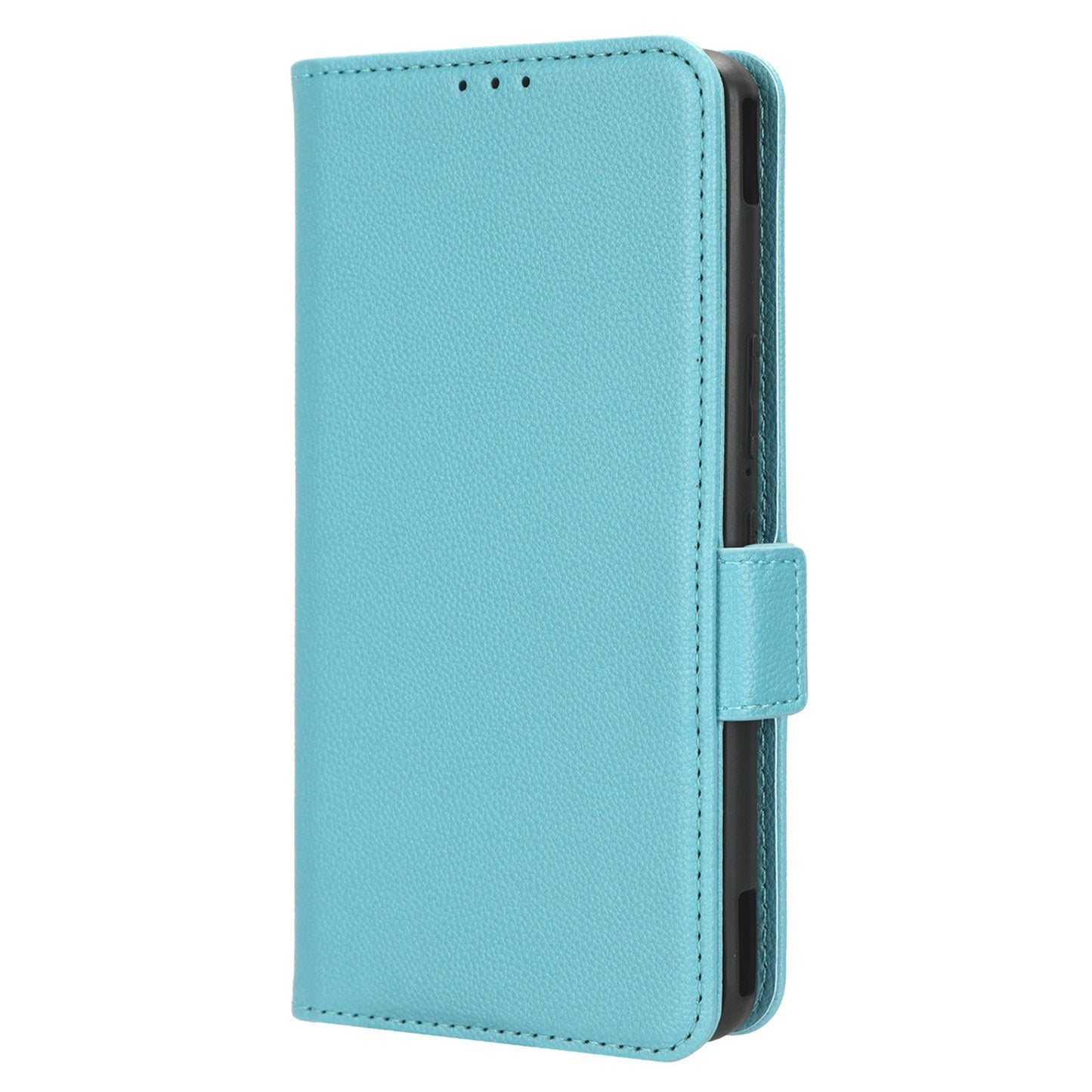 For Asus ROG Phone 7 5G Flip Stand Phone Shell PU Leather Wallet Anti-drop Case Litchi Texture Phone Cover