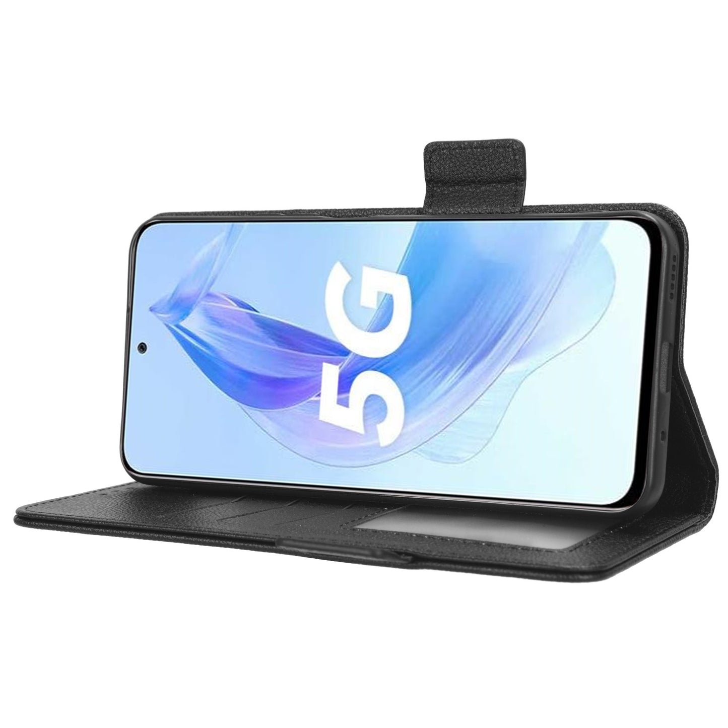 For Honor 90 Lite 5G / X50i 5G Anti-Scratch PU Leather Wallet Phone Case Litchi Texture Flip Stand Phone Cover