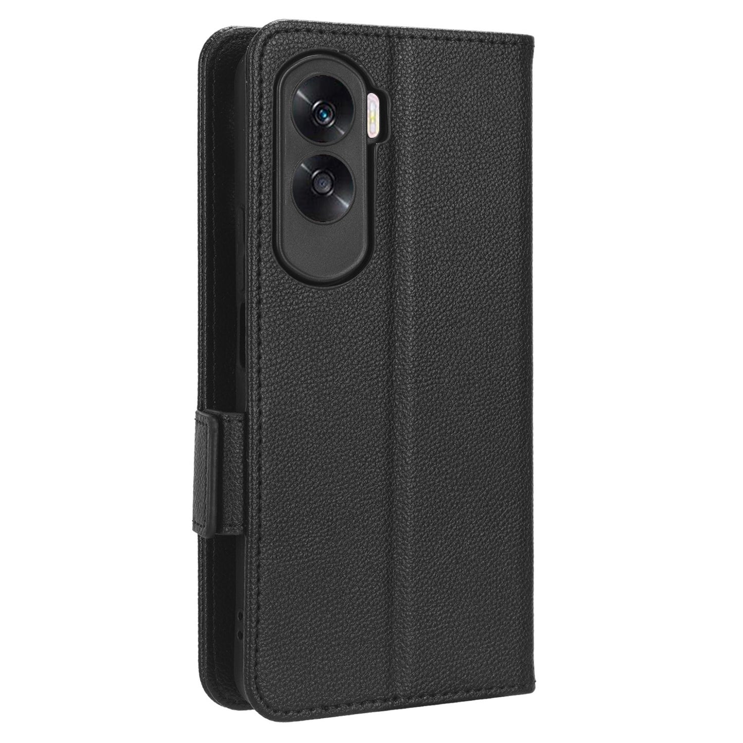 For Honor 90 Lite 5G / X50i 5G Anti-Scratch PU Leather Wallet Phone Case Litchi Texture Flip Stand Phone Cover