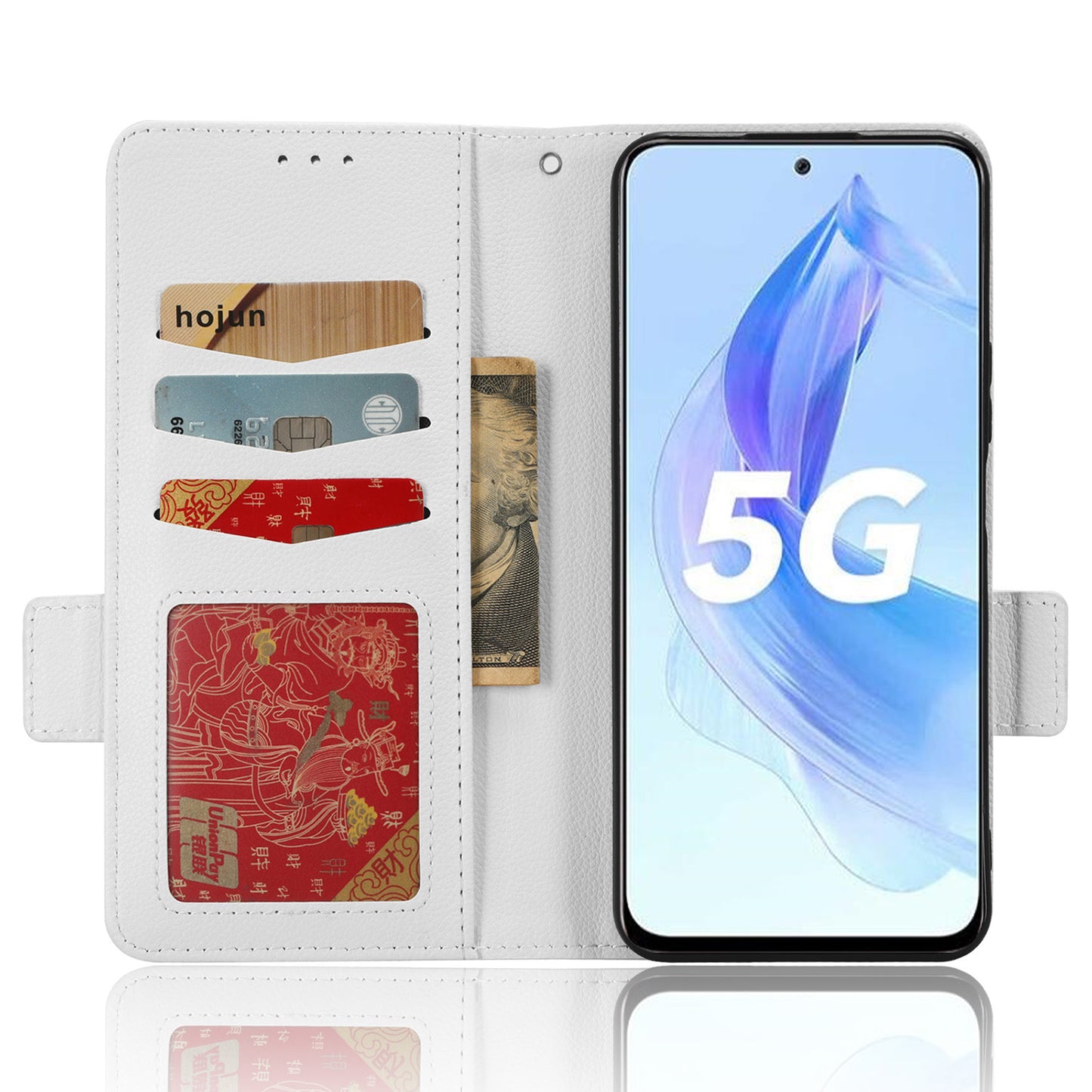 For Honor 90 Lite 5G / X50i 5G Anti-Scratch PU Leather Wallet Phone Case Litchi Texture Flip Stand Phone Cover