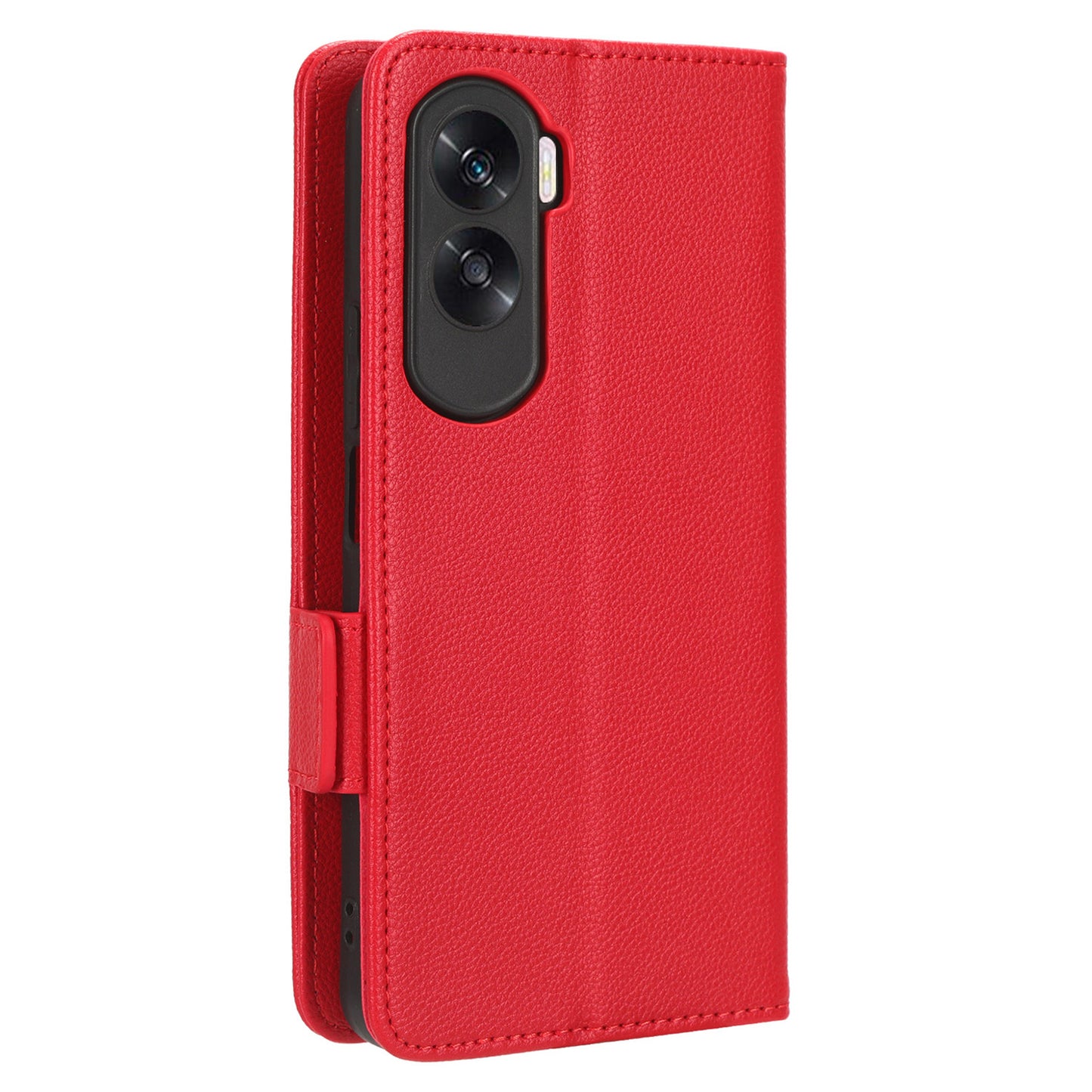 For Honor 90 Lite 5G / X50i 5G Anti-Scratch PU Leather Wallet Phone Case Litchi Texture Flip Stand Phone Cover